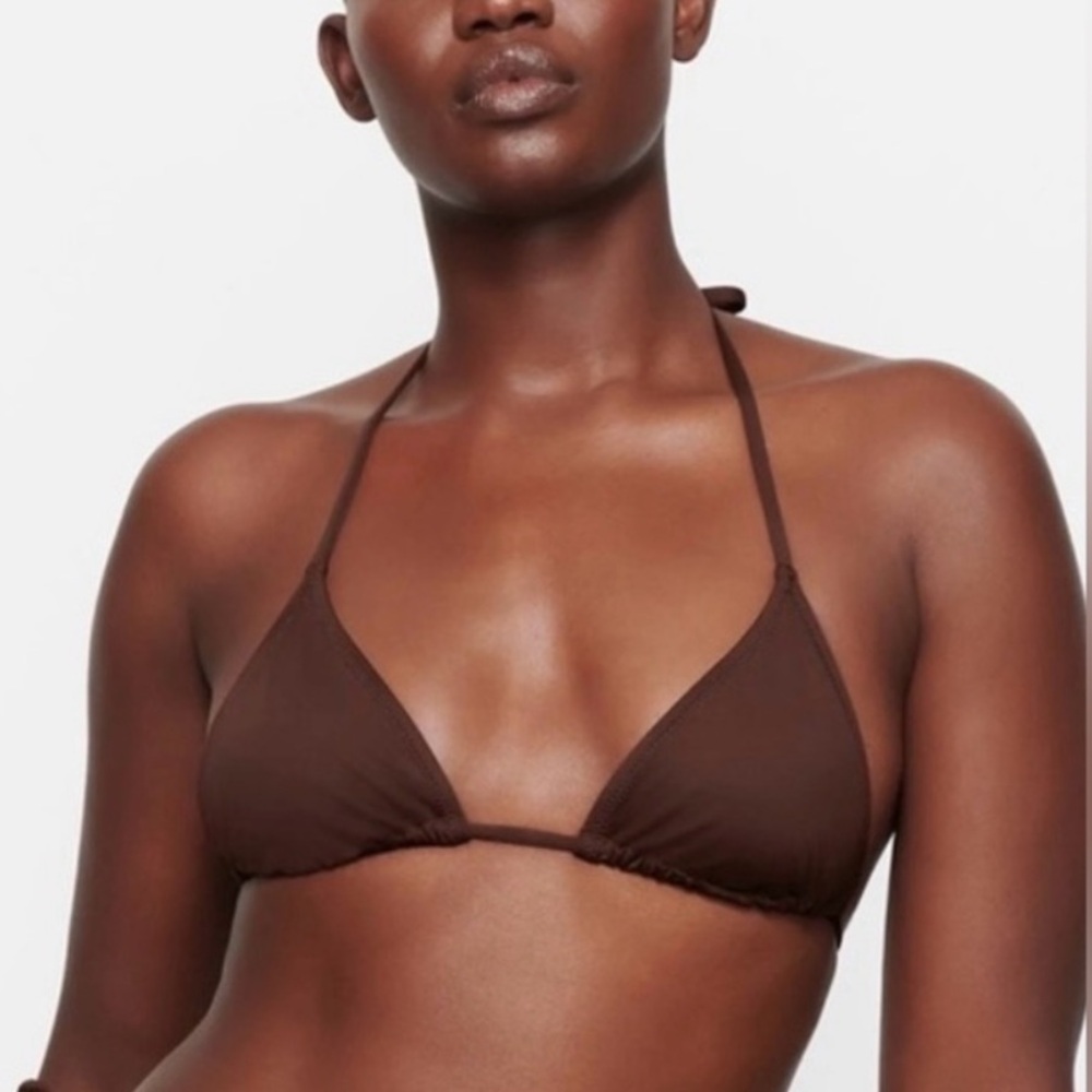 SKIMS Cocoa Bikini Top and Bottoms